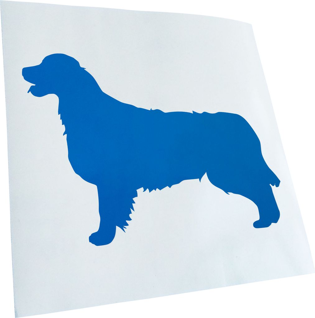 Kiwistar - Autoaufkleber - Golden Retriever Hunderasse Heckscheibenaufkleber - Aufkleber für Auto Kfz Fahrrad, LKW, Truck Mofa