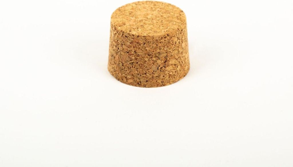 INNA-Glas Korken SERILDA aus Presskork, Natur, 2,5cm, Ø3,4/3,8cm - Spitzkorken