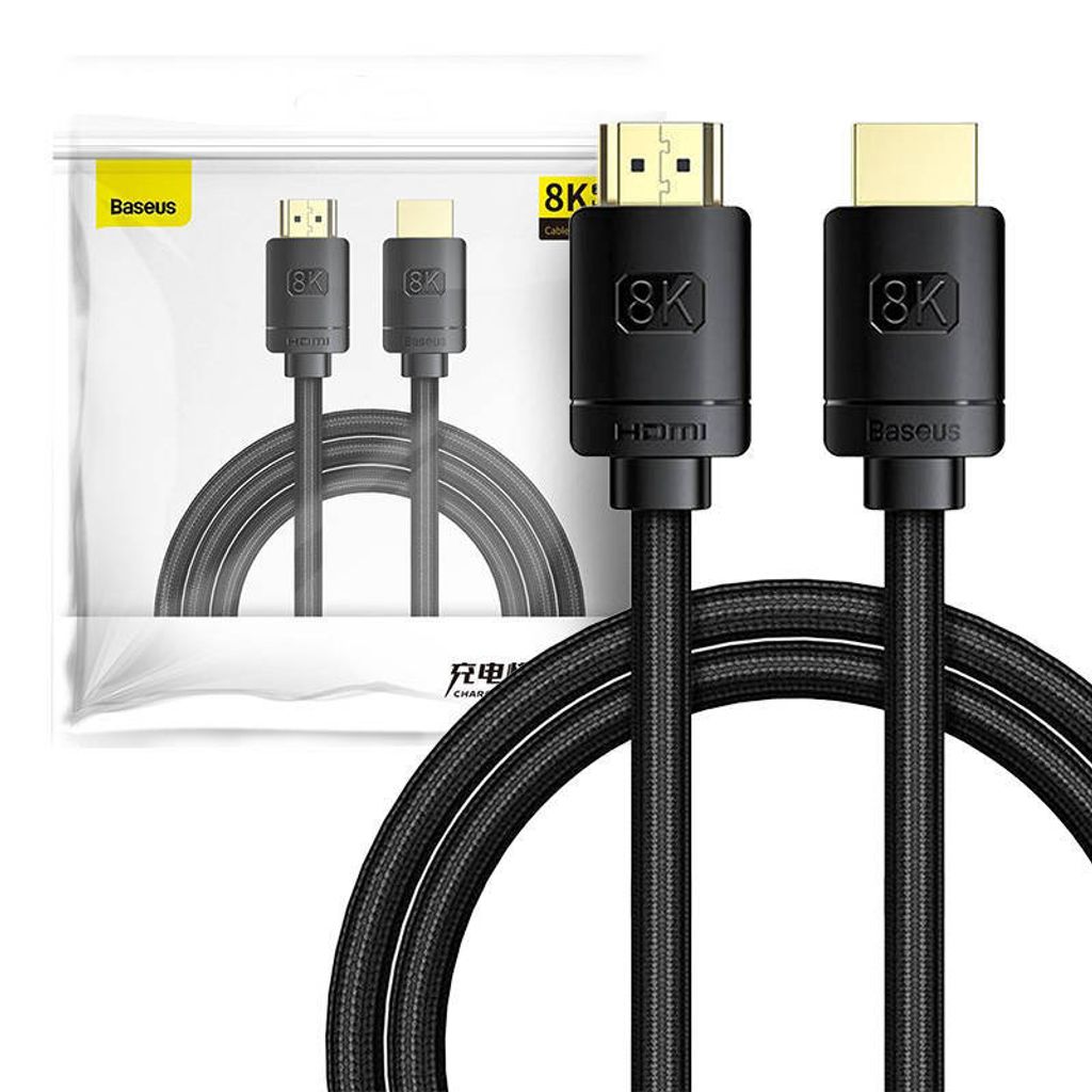 Baseus High Definition Series 8K HDMI Kabel - Schwarz 2m Produktbild 