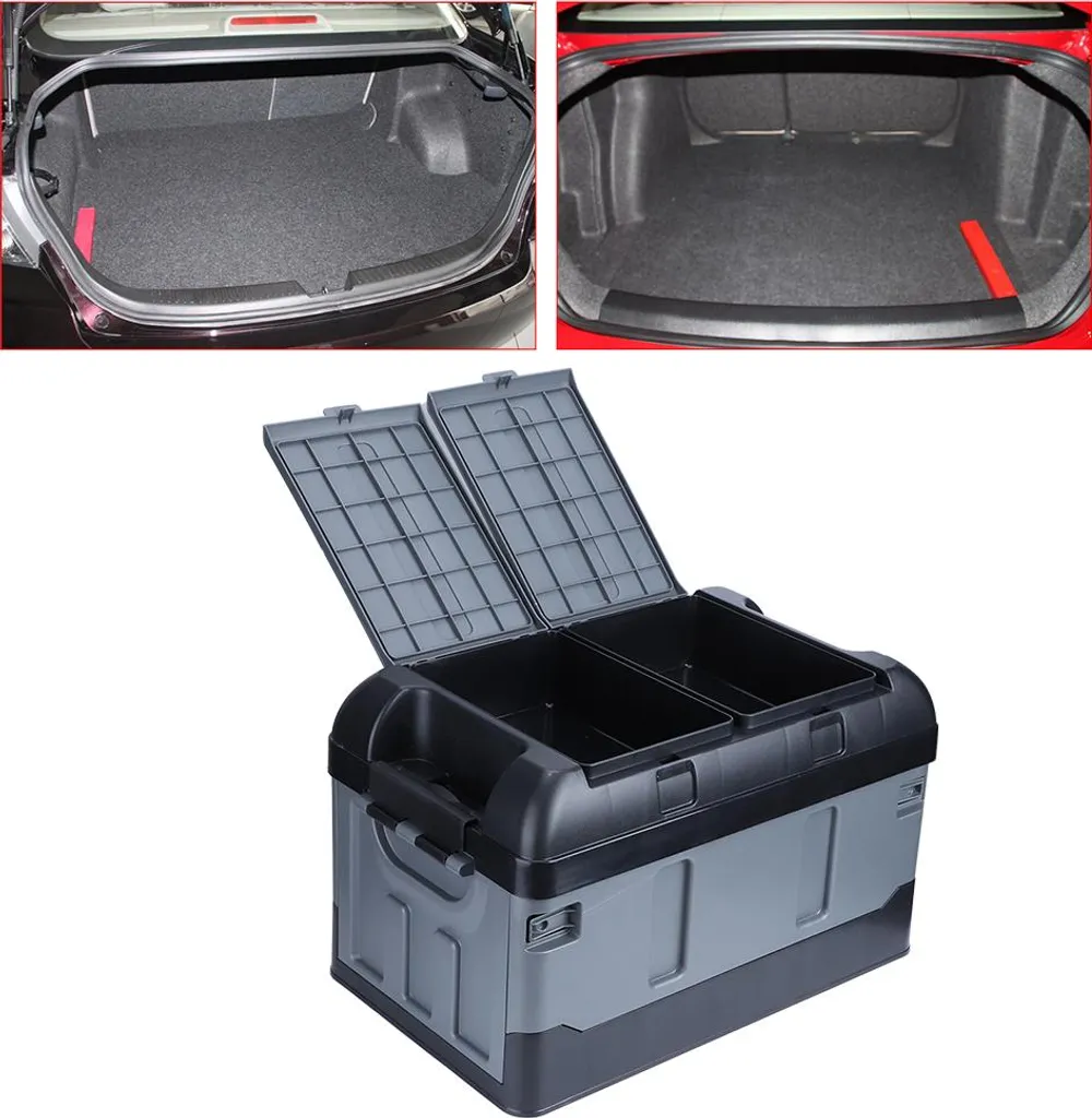 Organiseur de coffre 45L idéal pour courses et voyage - Pliable 60 kg