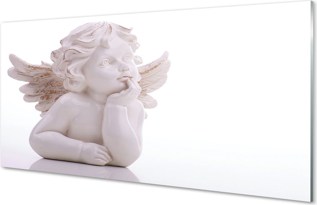 Spritzschutz 100x50 Wandkunst liegend Engel
