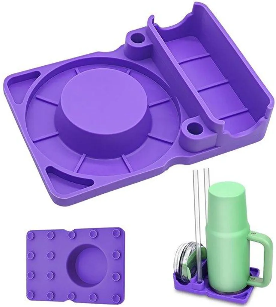 Rangement pour gobelets 40 oz avec fixation stable et socle robuste