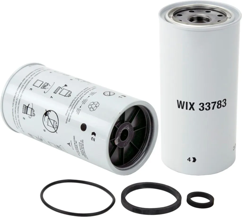 Filtre à carburant pour engins WIX 33783 remplace P553217 et BF7798SP