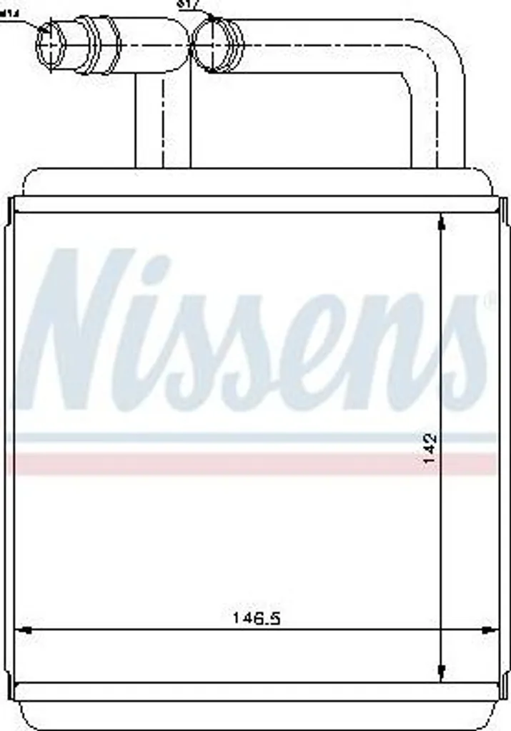 Chauffage Nissens 77618 anti-fuite liquide pour modèle H-1