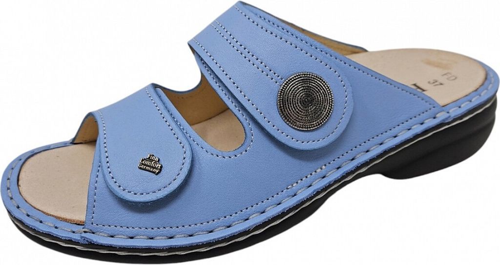 Finn Comfort Sansibar Pantolette Blau
