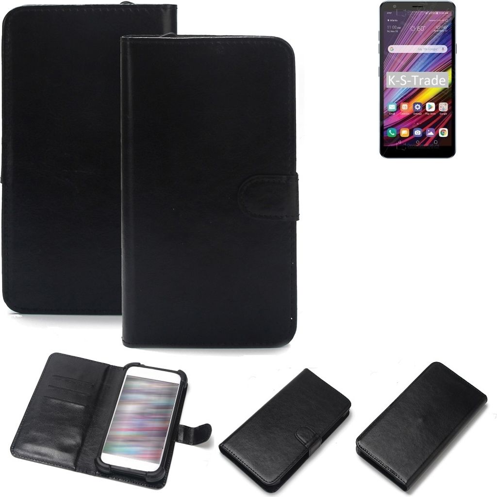 K-S-Trade Handyhülle Schutzhülle kompatibel mit LG Electronics Neon Plus Handy Schutz Hülle Handyhülle Bumper schwarz 1x