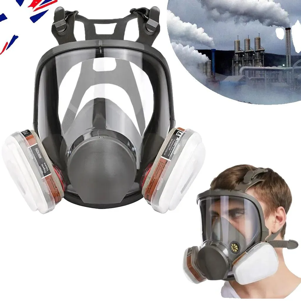 Masque respiratoire intégral anti-buée contre les vapeurs toxiques