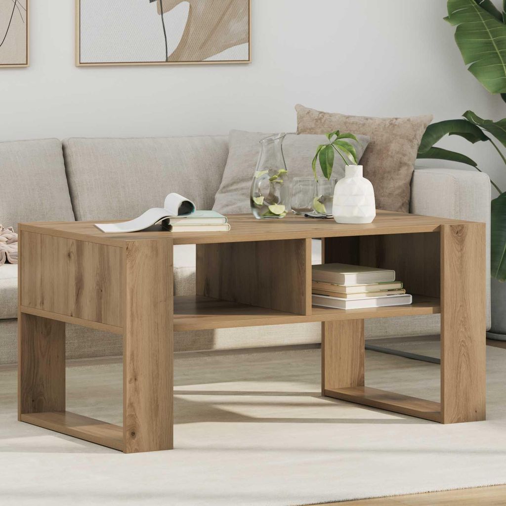 Maison Exclusive - Couchtisch Artisan-Eiche 92 x 53 x 45 cm Holzwerkstoff