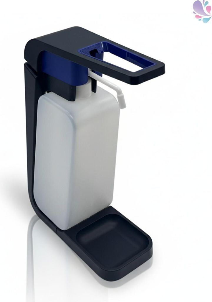 Blanc Hygienic Hebelspender für 1 Liter Seife, Desinfektion, super ergiebig, versch. Farben, Wandmontage : Farbe - Schwarz / Blau Farbe: Schwarz /...