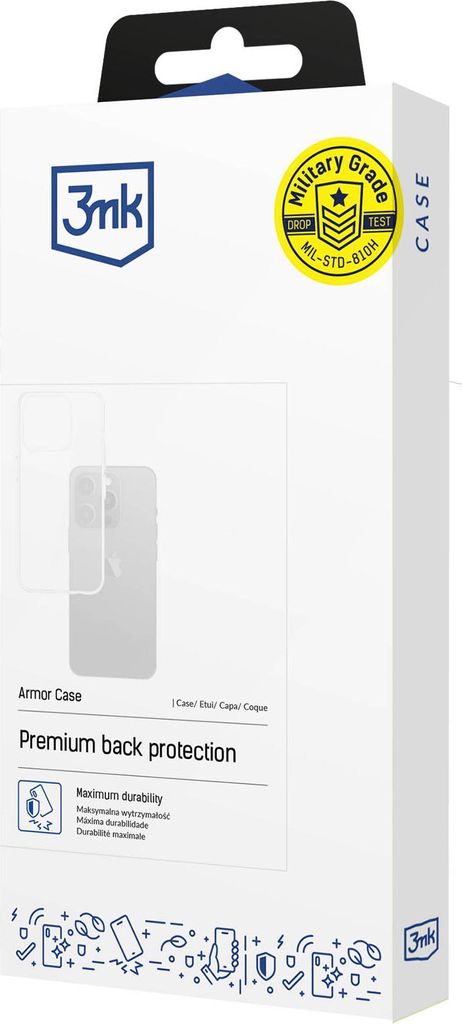 Handyhülle für Galaxy Z Flip7, 3mk Armor Case, Transparent