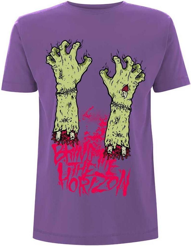 Bring Me The Horizon - T-Shirt für Herren/Damen Uni RO3912 (S) (Violett)