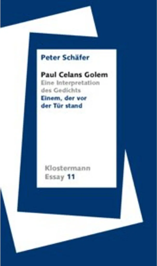 Paul Celans Golem pour vos études littéraires et recherches en SHS
