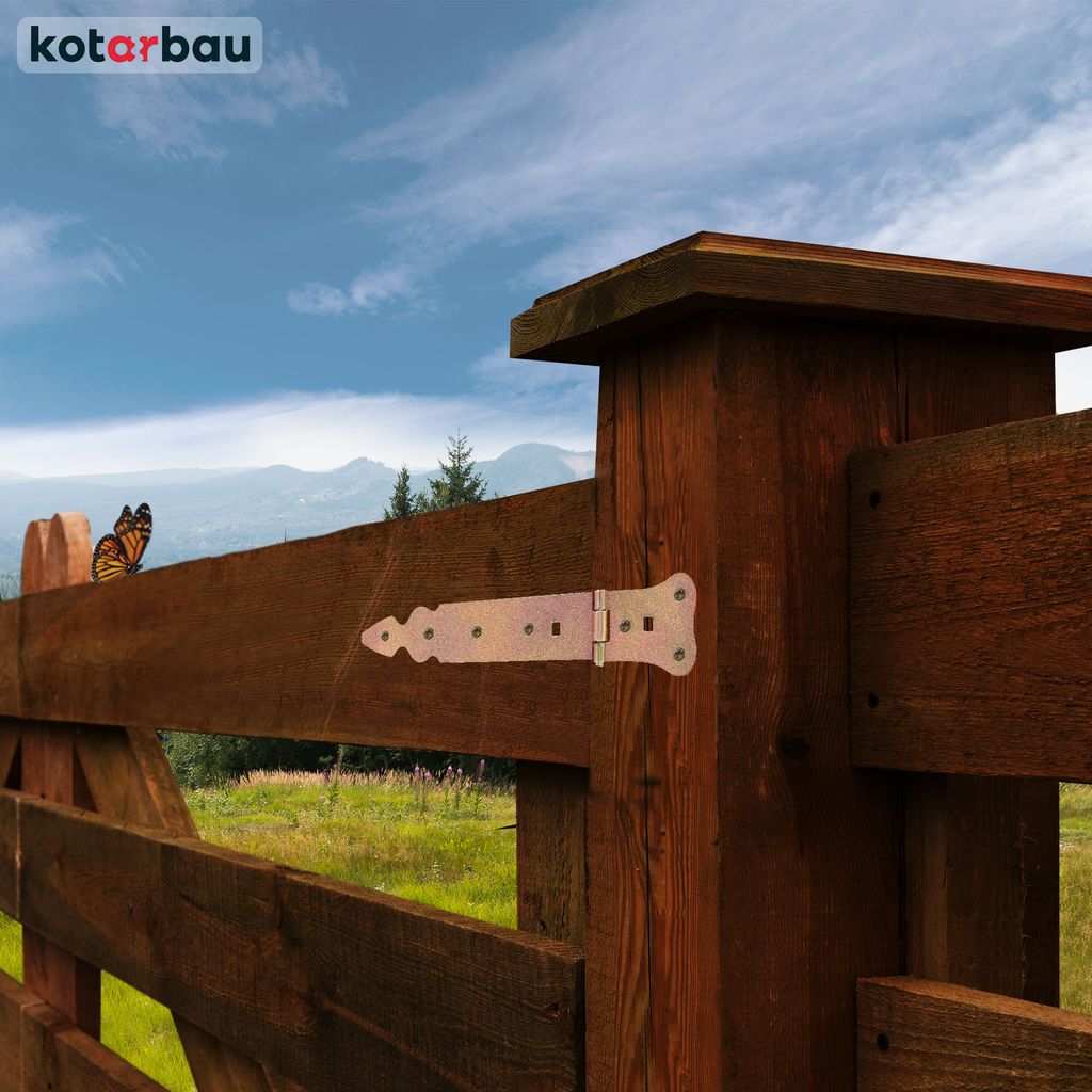 KOTARBAU® Pied de poteau réglable en acier pour tonnelles, abris