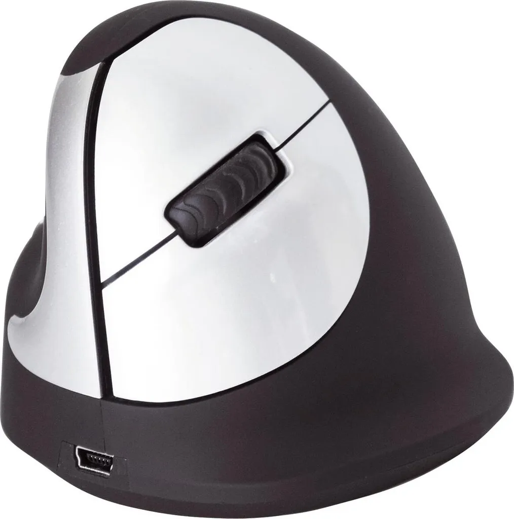 Souris Ergonomique Sans Fil Verticale R-Go HE pour Gaucher Taille M