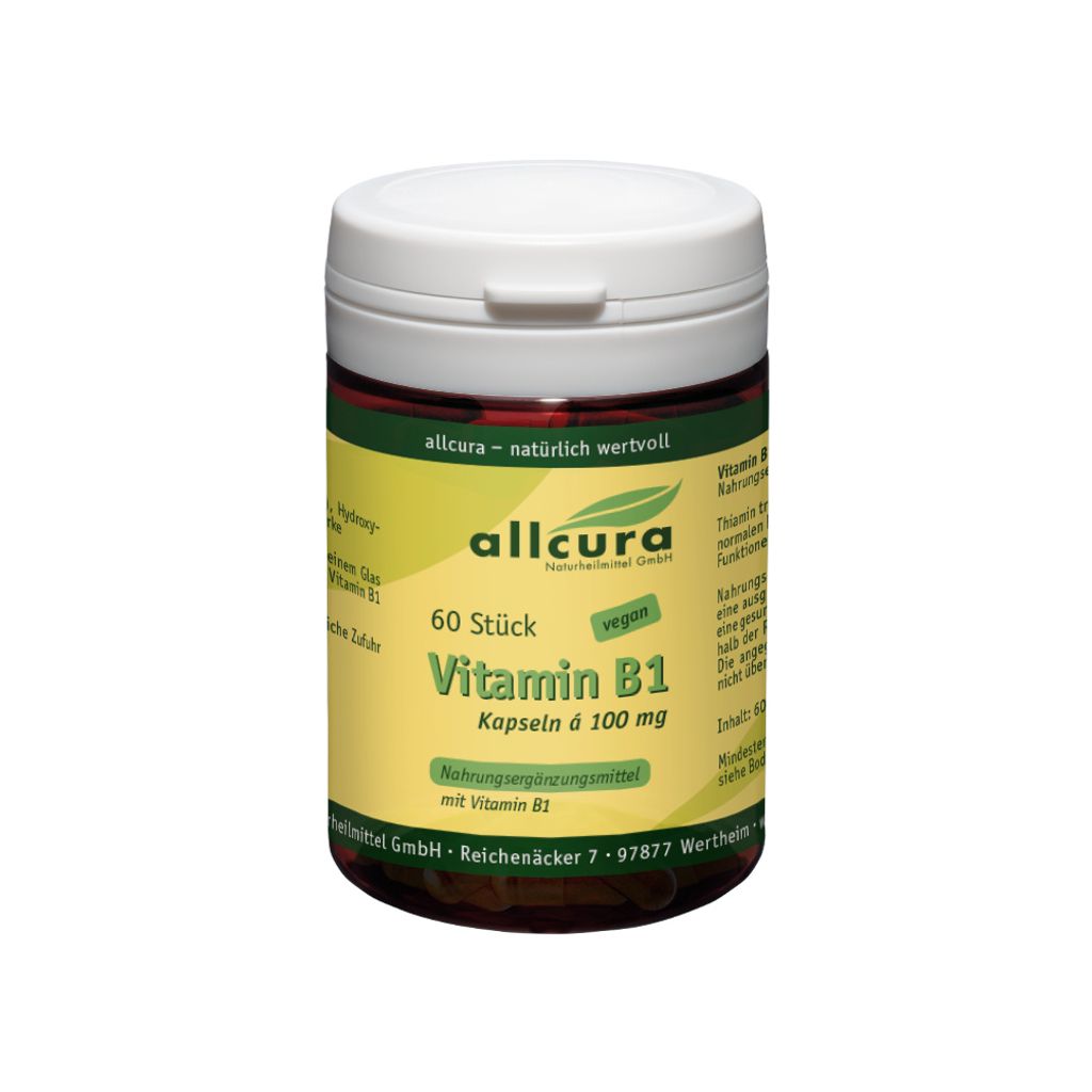 Vitamin B1 100 mg Kapseln 60 St Produktbild 