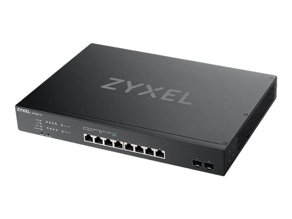 Zyxel XS1930-10-ZZ0101F Netzwerk-Switch, Managed L3 10G Ethernet (100/1000/10000), Schwarz