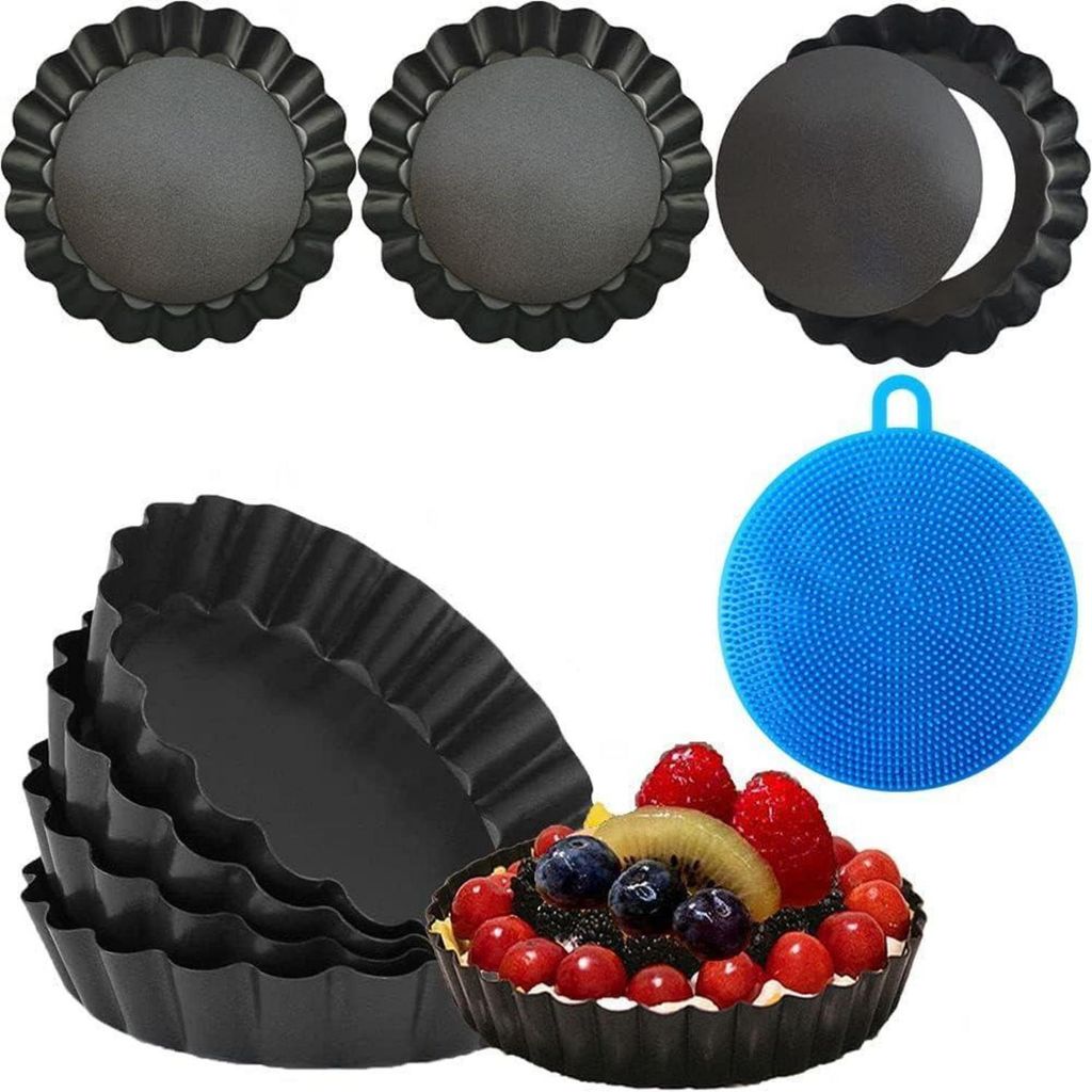 Tartelette Förmchen mit Hebeboden 8 Stück 10cm Produktbild 