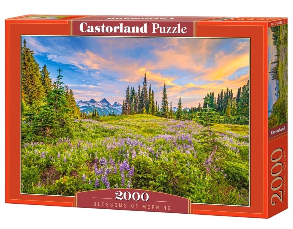 CASTORLAND Puzzle 2000 dílků Ranní květy Kaufland.cz