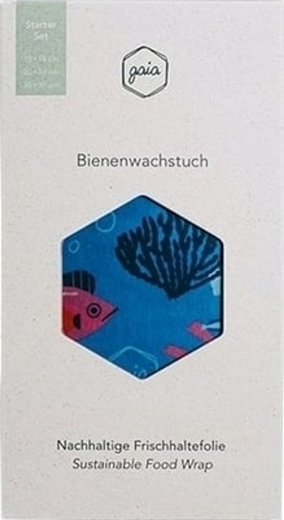 Imkerei Naturwunder Bienenwachstücher Set (3 Stück), Nachhaltig & Umweltfreundlich, Natürliche Verpackungsalternative