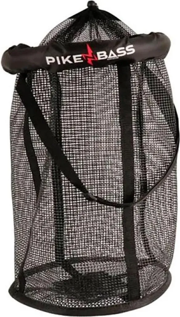 Épuisette de pêche Amiaud Hamper 400 mm avec filet noir résistant
