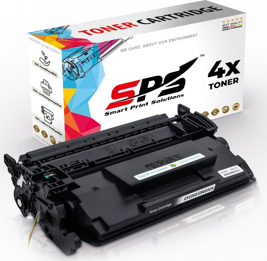 4x Toner 26X CF226X Schwarz Kompatibel für HP Laserjet Pro MFP M426FDN Drucker