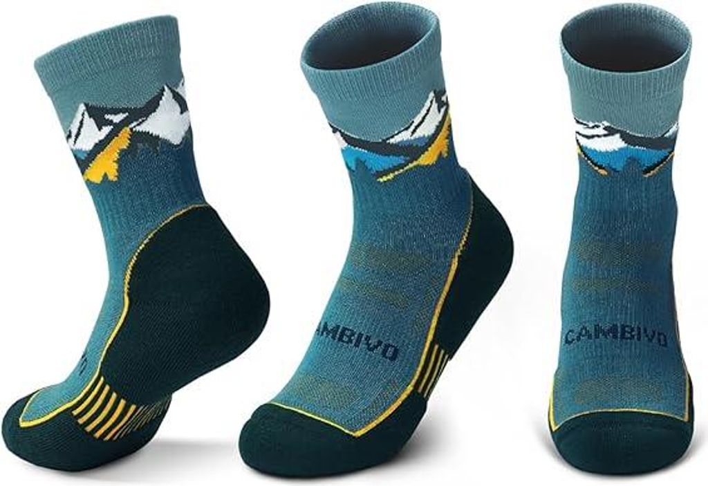 CAMBIVO Calze Trekking Uomo Donna 2 Paia, Calze Lana Anti Immagine del prodotto 