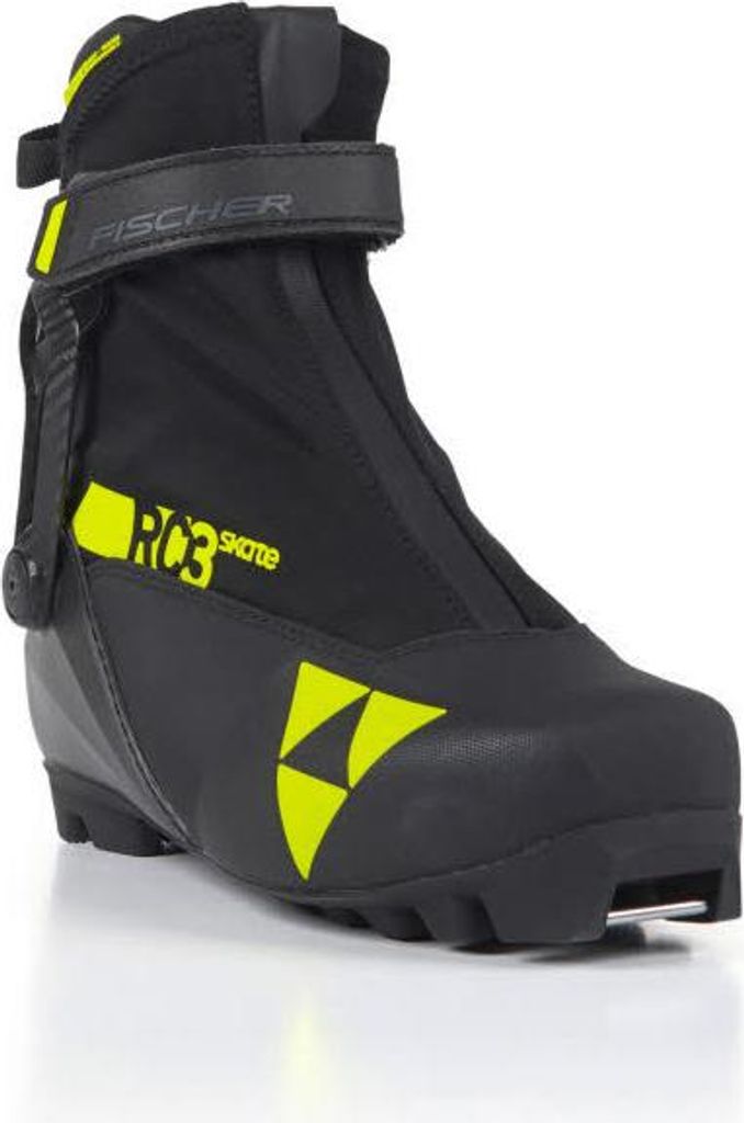 Fischer RC3 SKATE Unisex Langlaufschuhe Skating schwarz/gelb 42
