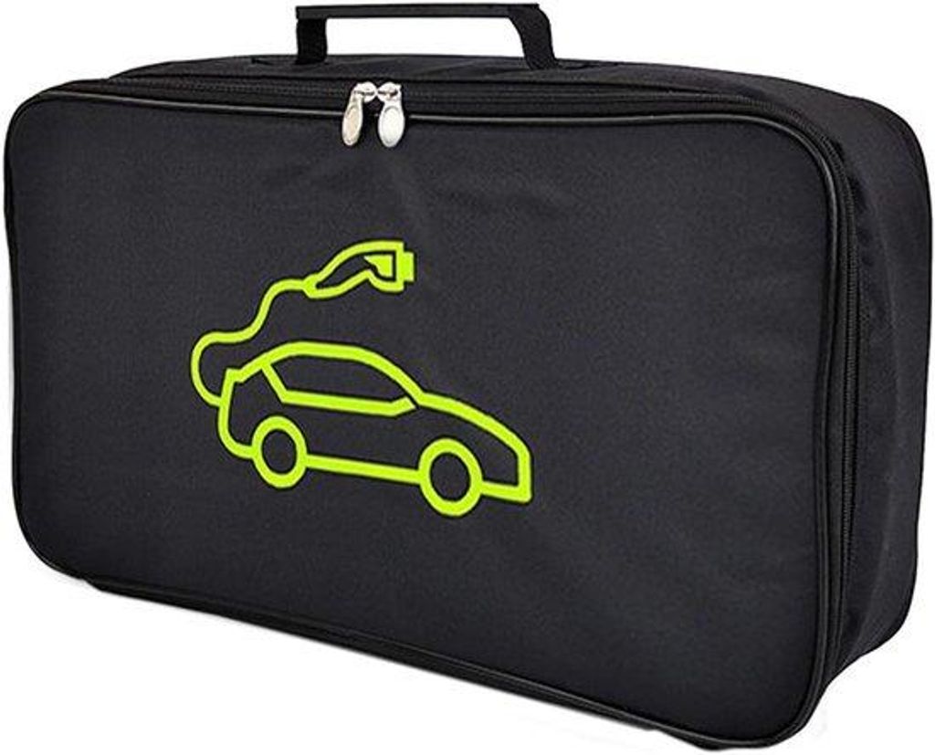 Elektrische auto laadkabeltas, waterafstotend, duurzaam, draagbare opbergtas, voor e-auto, oplaadkabel.