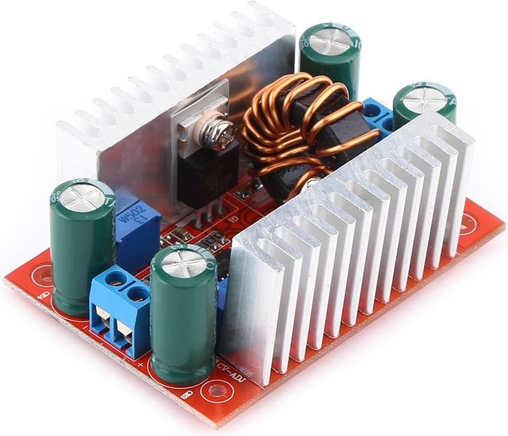400W DC-DC Step-up Boost Converter - Konstantstromnetzteil LED-Treiber, 8.5V-50V Eingang, 10V-60V Ausgang, 96% Effizienz, 12A max. Ausgangsstrom