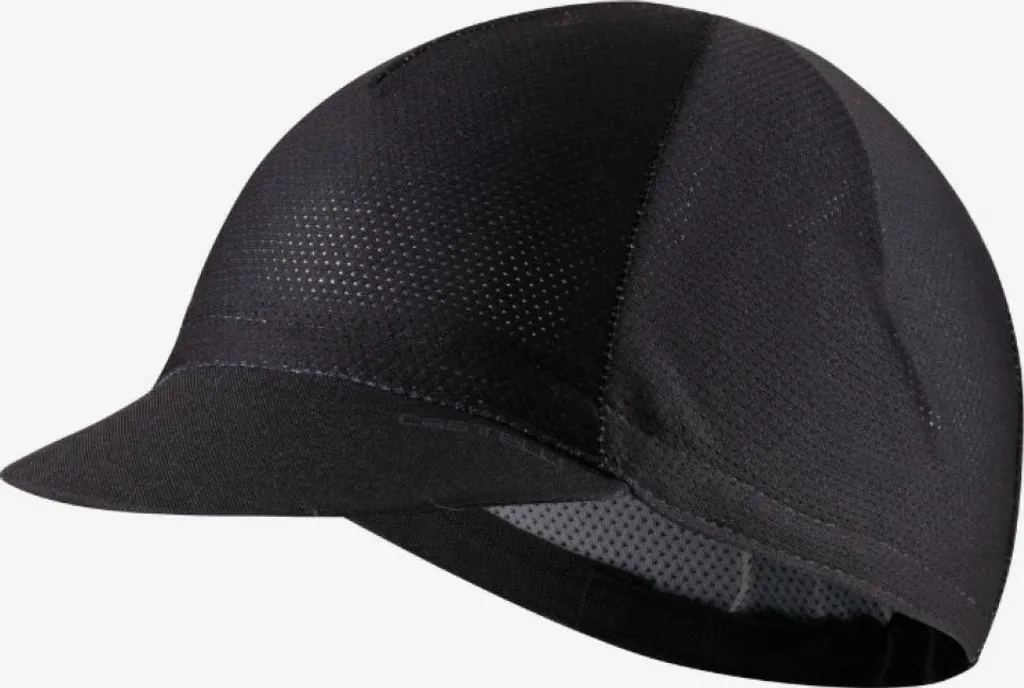 Casquette Castelli Espresso 2 Noir Homme Anti-Sueur Cyclisme Confort