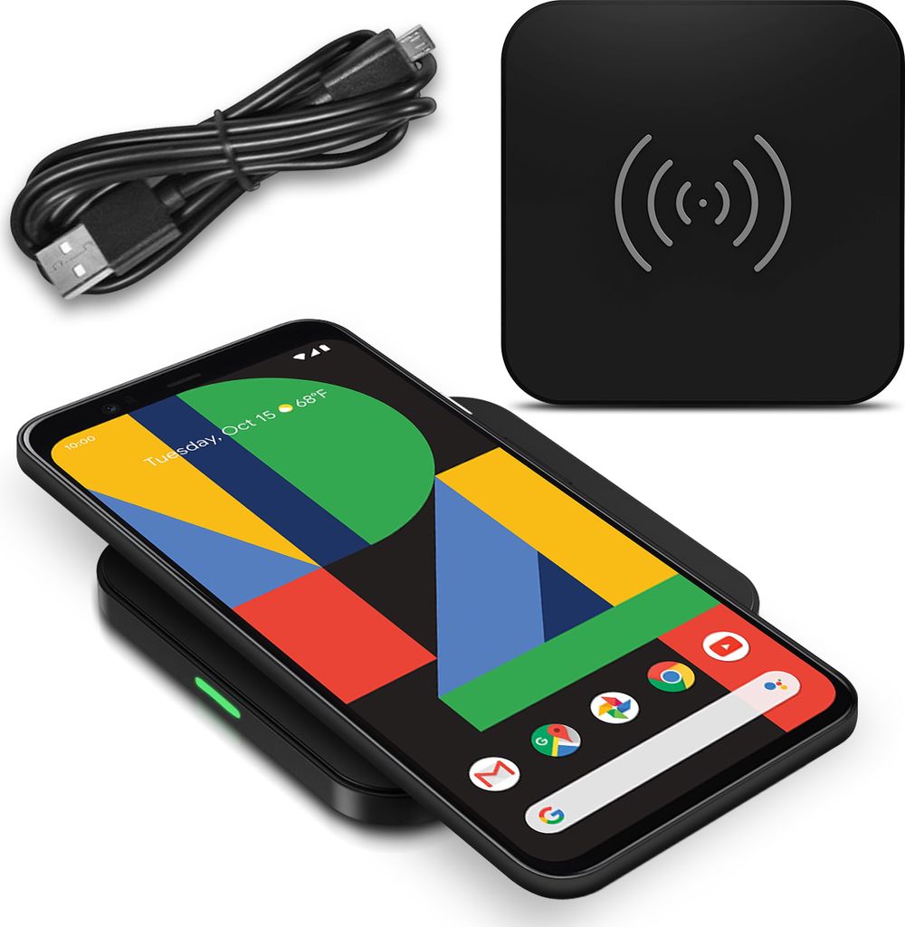 QI Wireless Schnell Ladegerät für Google Pixel 4 XL Kabellos Induktives Laden