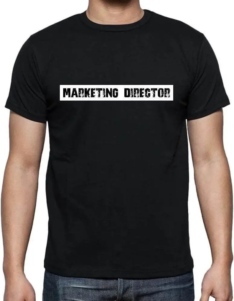 Herren Grafik T-Shirt Beruf des Marketingdirektors – Marketing Director Occupation – Öko-Verantwortlich Vintage Jahrgang Kurzarm Lustige Druck