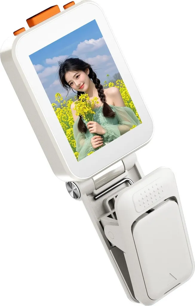 INF Mini Écran Selfie Clip : Projecteur de Monitoring pour Streaming TV