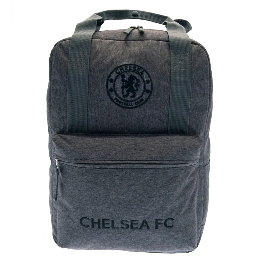Sac à dos Chelsea FC TA10701 Résistant et Spacieux pour Fans - Noir/Gris