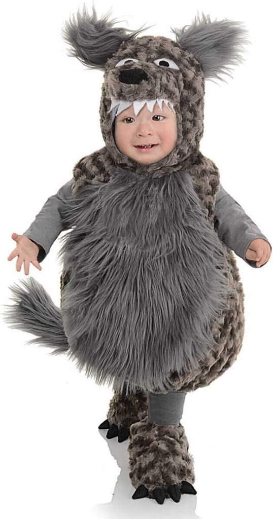 Wolf Kostüm für Kleinkinder Kinder Größe: XL Produktbild 