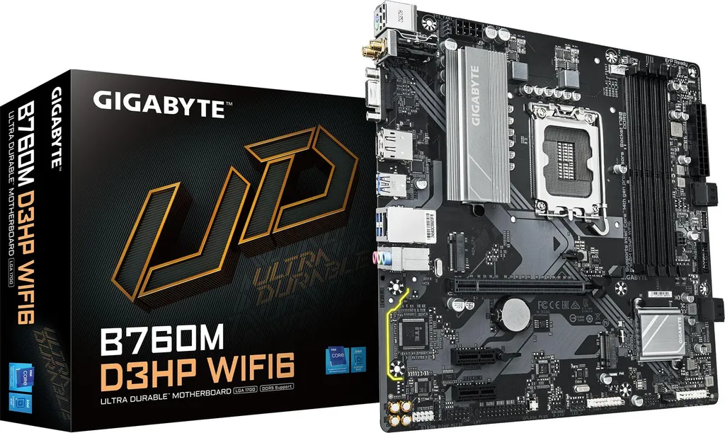 Carte mère Gigabyte B760M D3HP WIFI6 idéale pour le gaming et WiFi 6