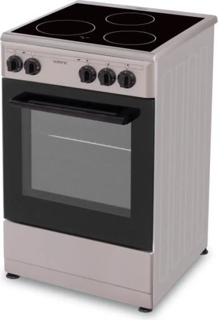 Cuisinière Électrique Vitrocéramique avec Four 48 Litres Coloris Silver - 3