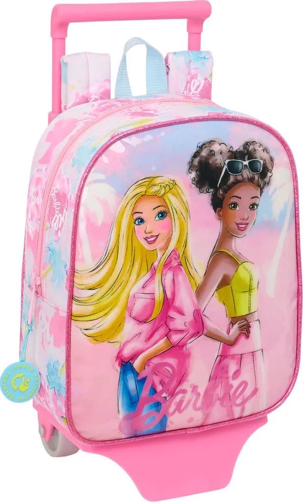 Zaino Scuola Barbie Rosa 32x12x42 Cm - Leggero Con Maniglia Regolabile - Originale Cerdá - 3