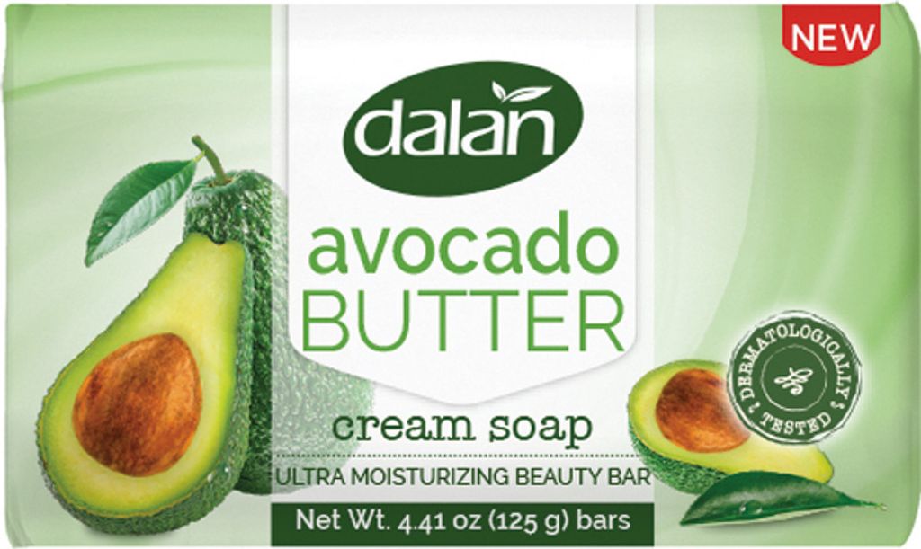 6 x Seife DALAN 125g Avocado Butter Creme Seife Haushaltskernseife Handseife