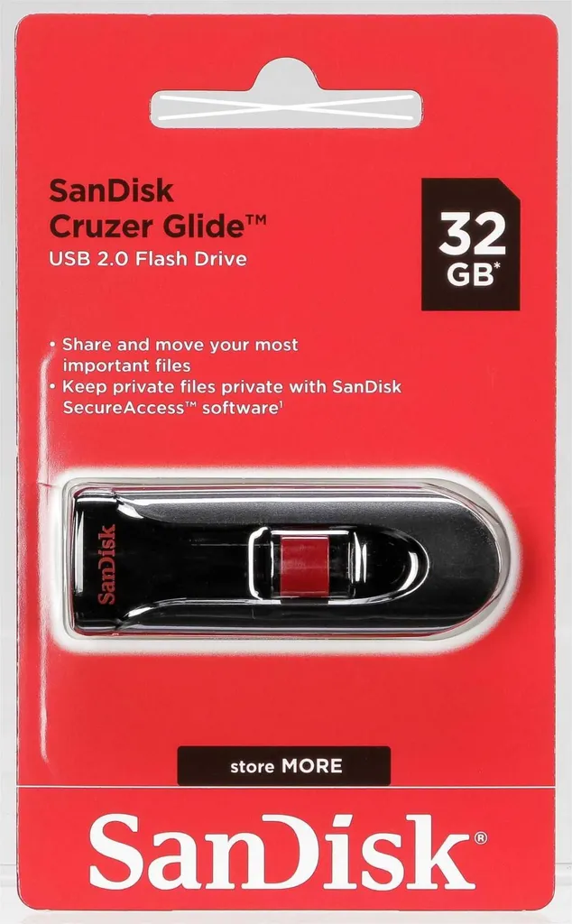 Offerta SanDisk Cruzer Glide 32GB USB 2.0 - Backup Veloce e Sicuro