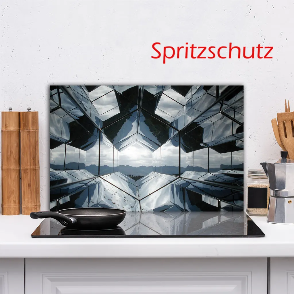 Piastra di Copertura per Piano Cottura Ceranfeld, 80 x 52 cm, in Vetro