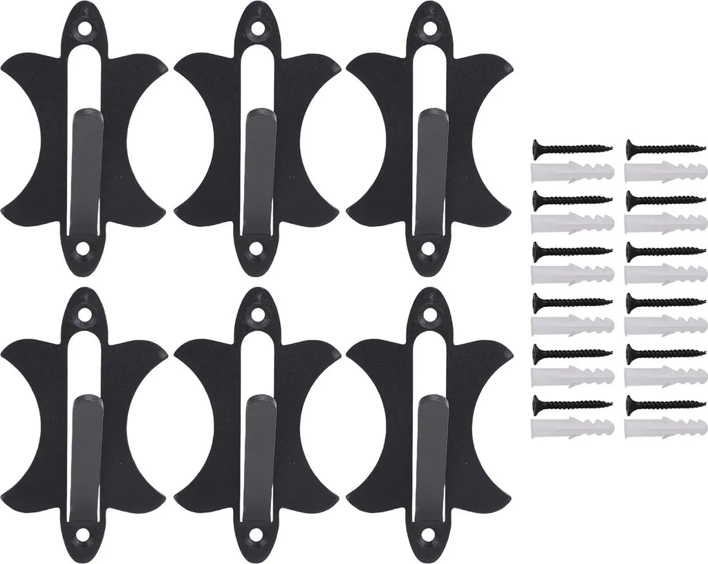 Cintre robuste tête de mort en acier carbone motif cerf - Noir mat 45cm