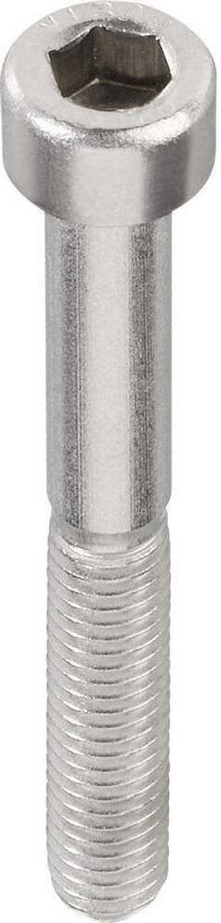 TOOLCRAFT 839693 Zylinderschrauben M2 10 mm Innensechskant DIN 912 Edelstahl A2 20 St.