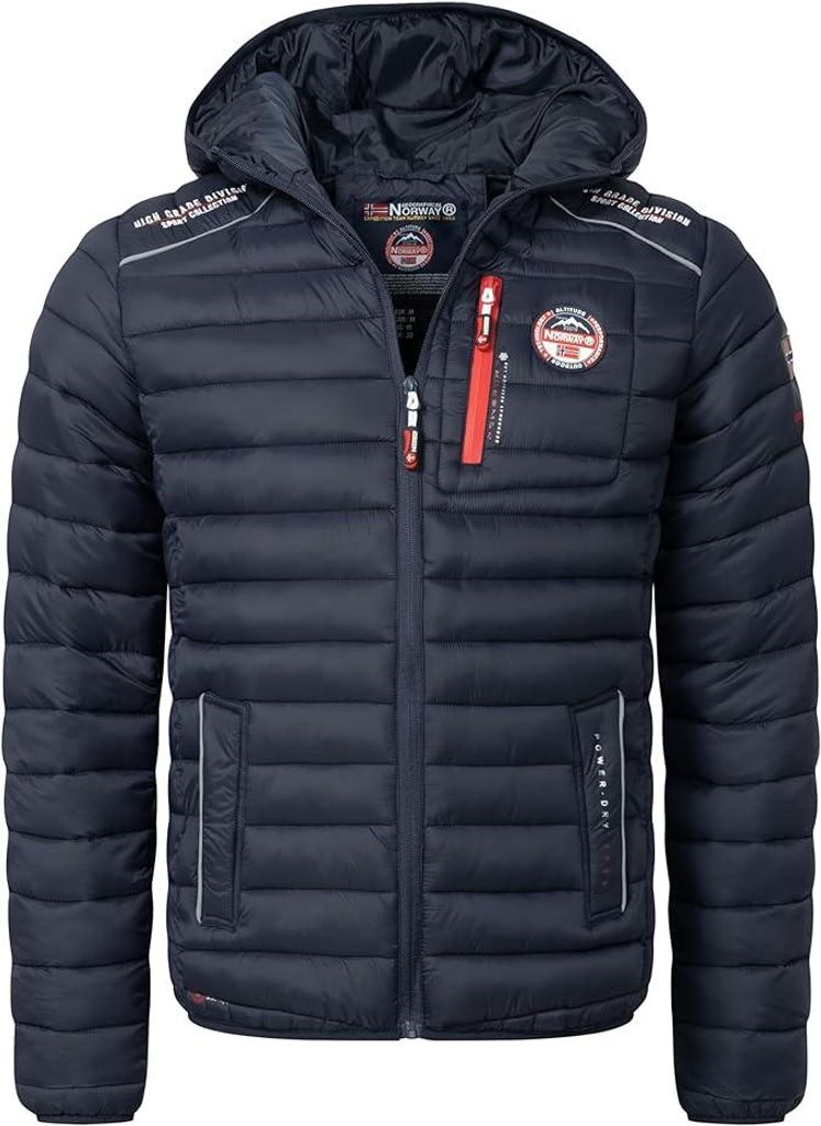 Geographical Norway kurtka pikowana kolor granatowy dla Zdjęcie produktu 