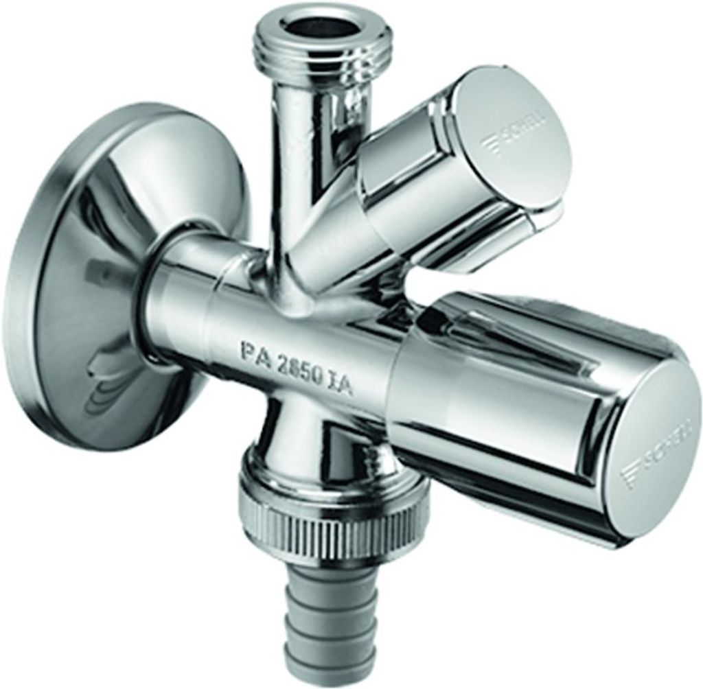 Schell Kombi-Eckventil COMFORT chrom 1/2"