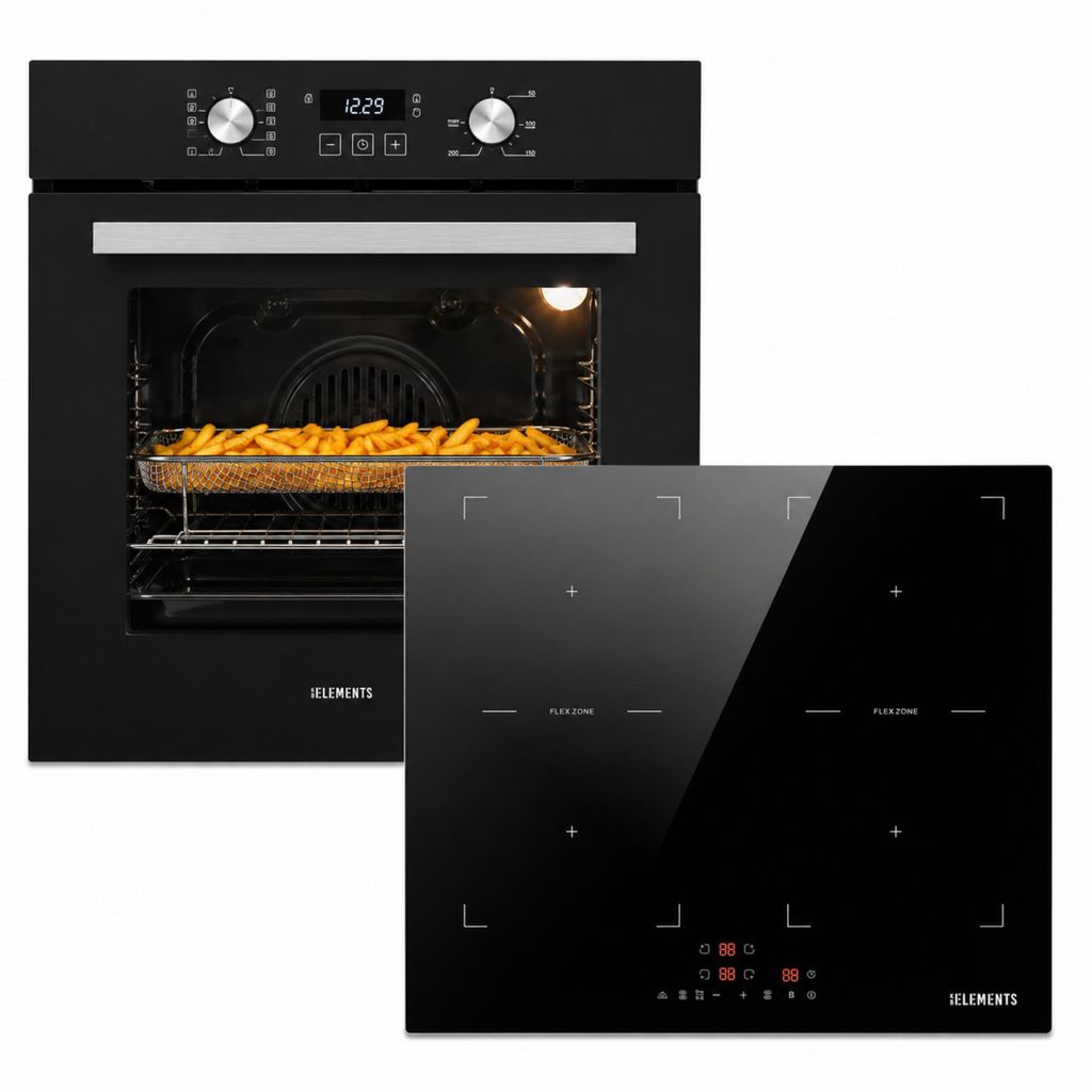 KB ELEMENTS Autarkes Herdset 60 cm, Einbaubackofen mit Air Produktbild 