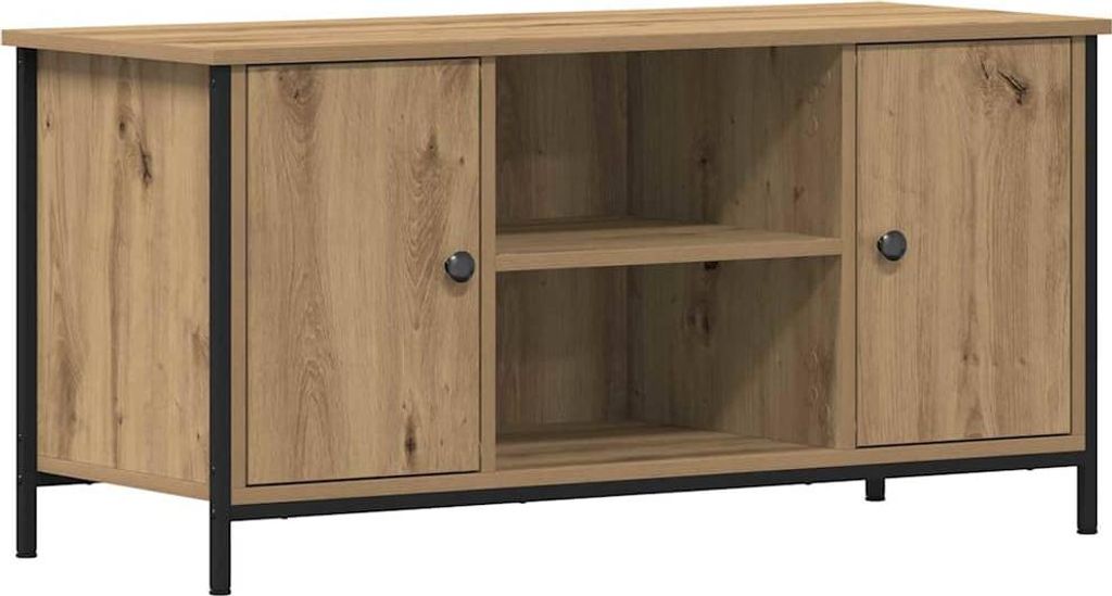 vidaXL TV-Schränk Artisan-Eiche 100 x 40 x 50 cm Holzwerkstoff