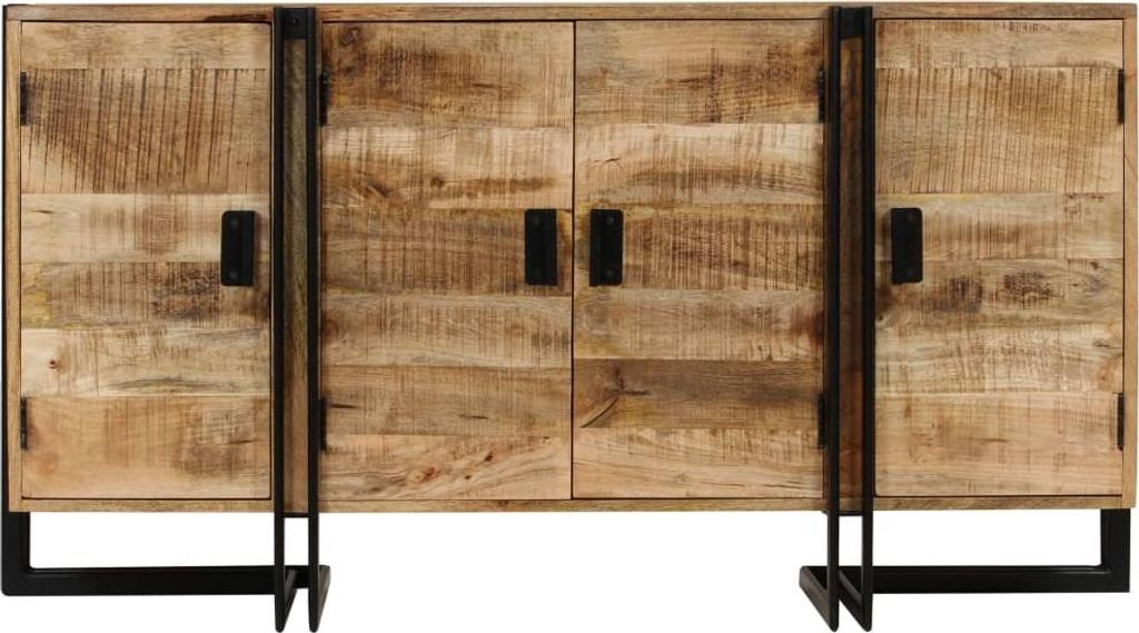 vidaXL Sideboard Massivholz Mango 150x40x80 cm
