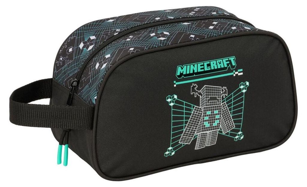 Safta Minecraft Screen 5l 26x12x15 Cm Kulturbeutel Schwarz  Produktbild 