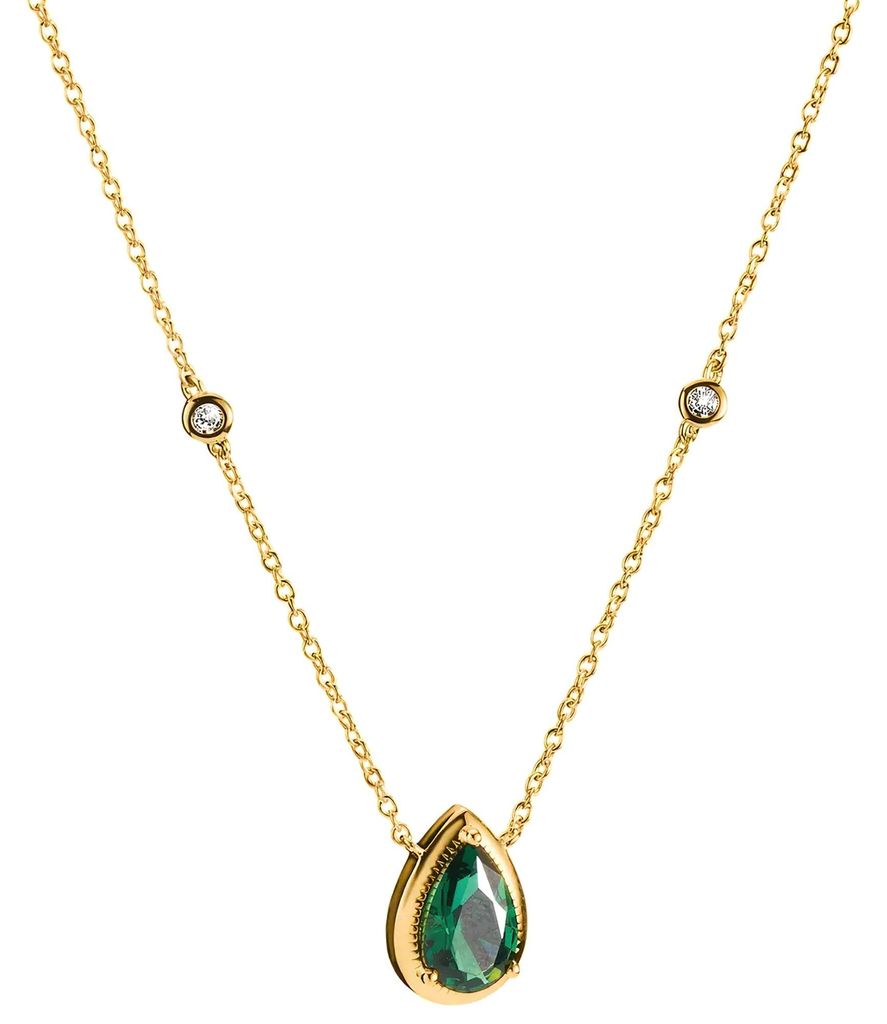 Thomas Sabo KE2331-971-6-L50V Damen-Kette Elyndra Grüner Produktbild 